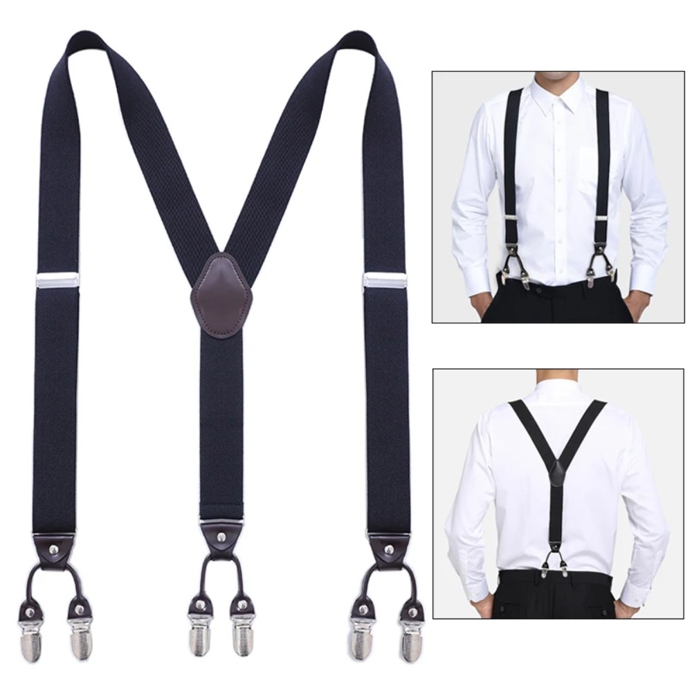 Suspender Clip Formal - Vintage Suspenders for Men Wedding Party