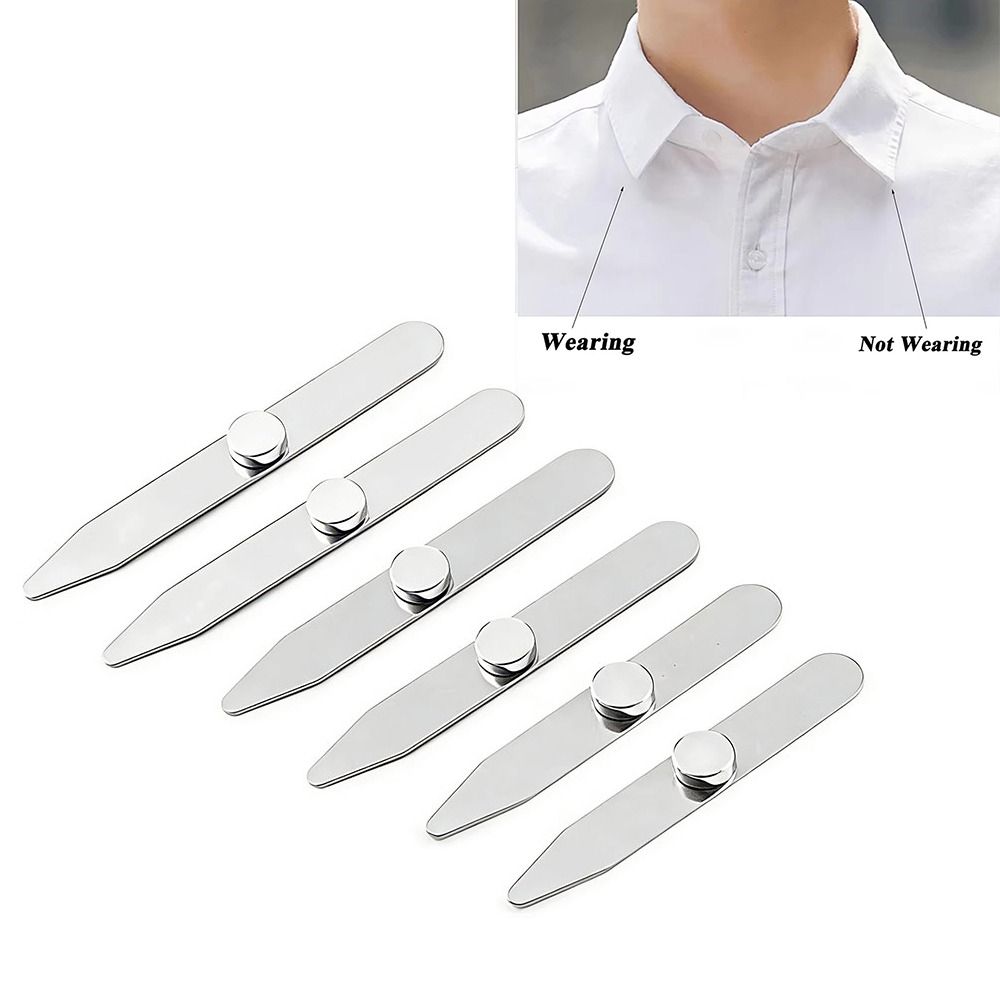 Collar Stay Metal - 6Pcs New Stainless Steel Collar Stays