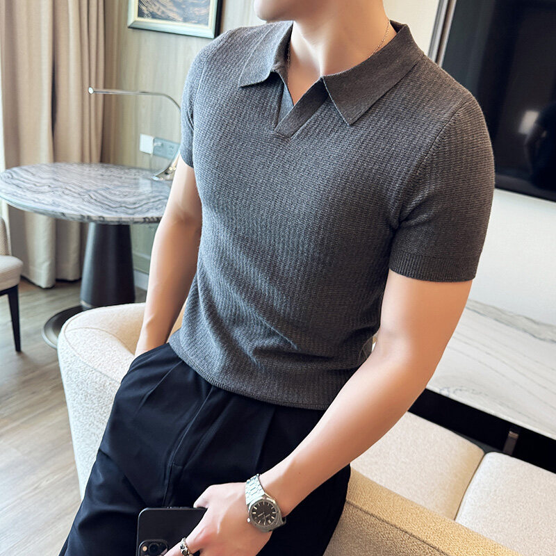 Men's Slim Fit Polo Collar Jac - огляд і ціна Men'S Polo Formal Wear