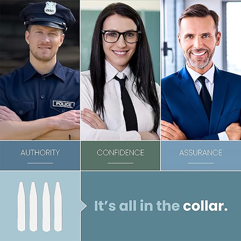 3Pair Stainless Steel Collar S - огляд і ціна Collar Stay Metal
