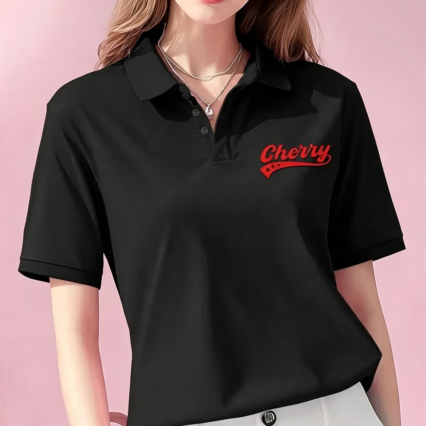 Casual White Unisex Polo Blous - огляд і ціна Men'S Polo Formal Wear