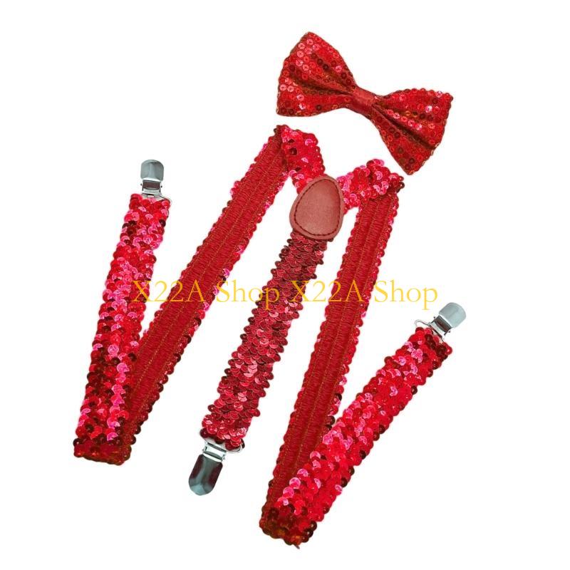 Unique Shining Suspenders Bowt - огляд і ціна Suspender Clip Formal