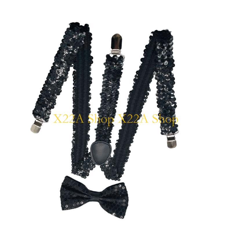 Unique Shining Suspenders Bowt - огляд і ціна Suspender Clip Formal