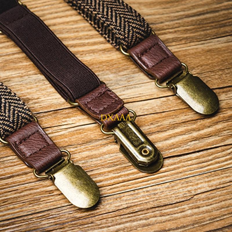 DXAA Men Elastic Suspenders 3  - огляд і ціна Suspender Clip Formal
