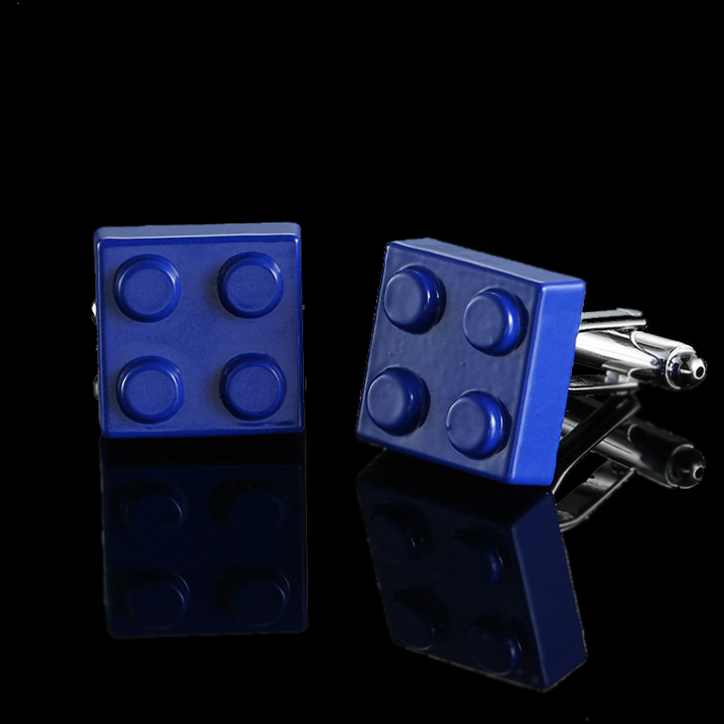 Men's Cufflinks Blue Butterfly - огляд і ціна Dress Shirt French Cuff