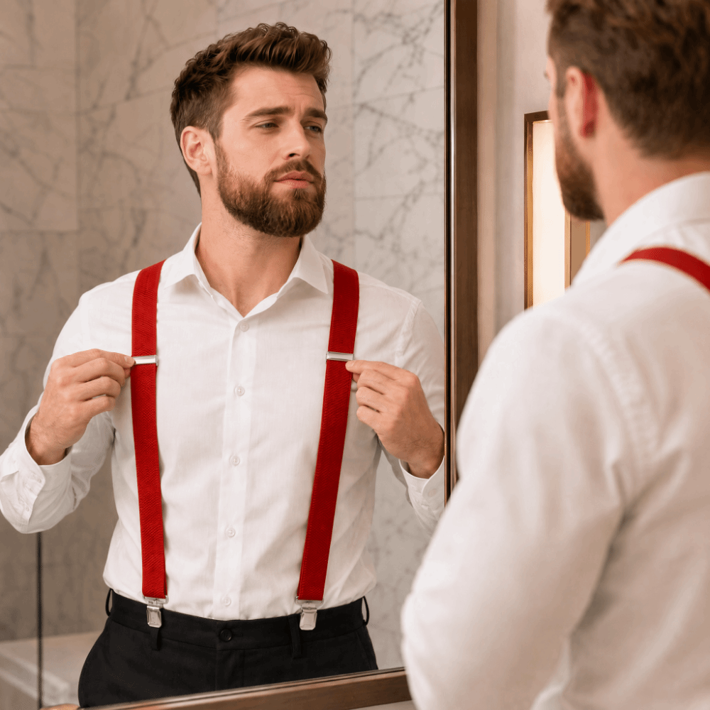 Elastic Heavy Duty Suspenders  - огляд і ціна Suspender Clip Formal