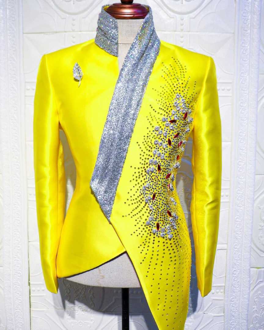 Fashion Yellow Wedding Tuxedos - огляд і ціна Unique Men'S Formal Wear
