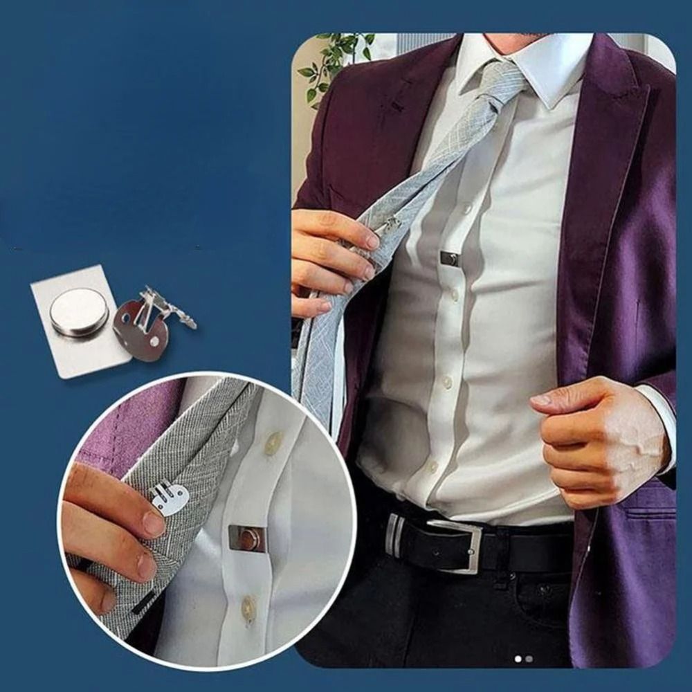 New Invisible Tie Stay Clips A - огляд і ціна Collar Stay Metal