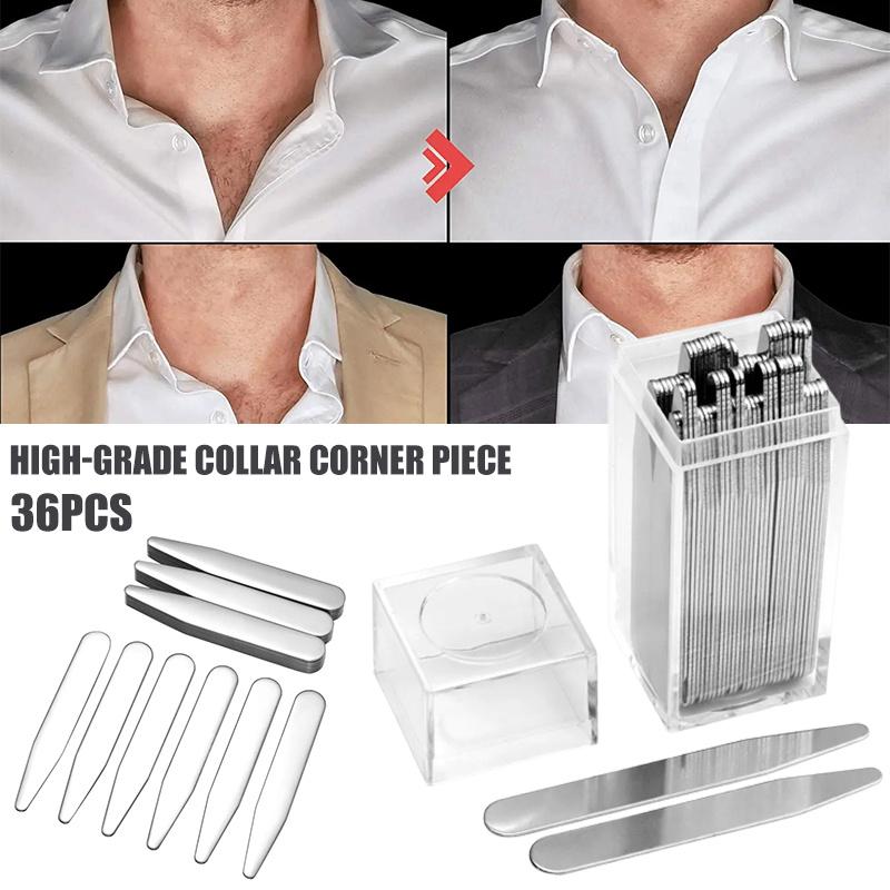 36pcs Stainless Steel Shirt Co - огляд і ціна Collar Stay Metal