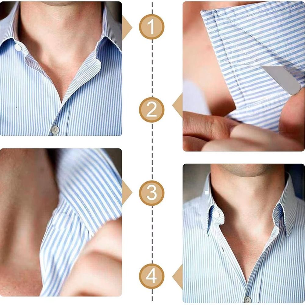 6Pcs Durable Stainless Steel C - огляд і ціна Collar Stay Metal