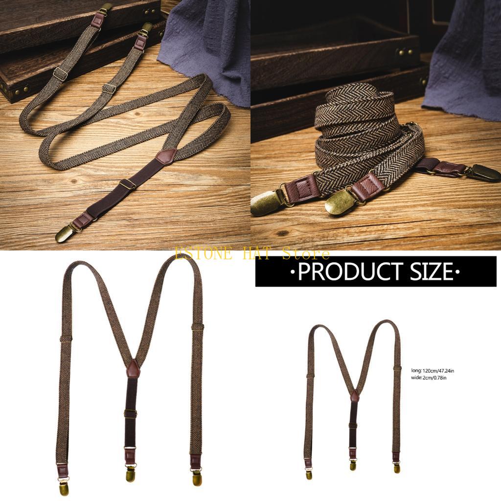 49MF 3 Clip Men Suspenders Ela - огляд і ціна Suspender Clip Formal