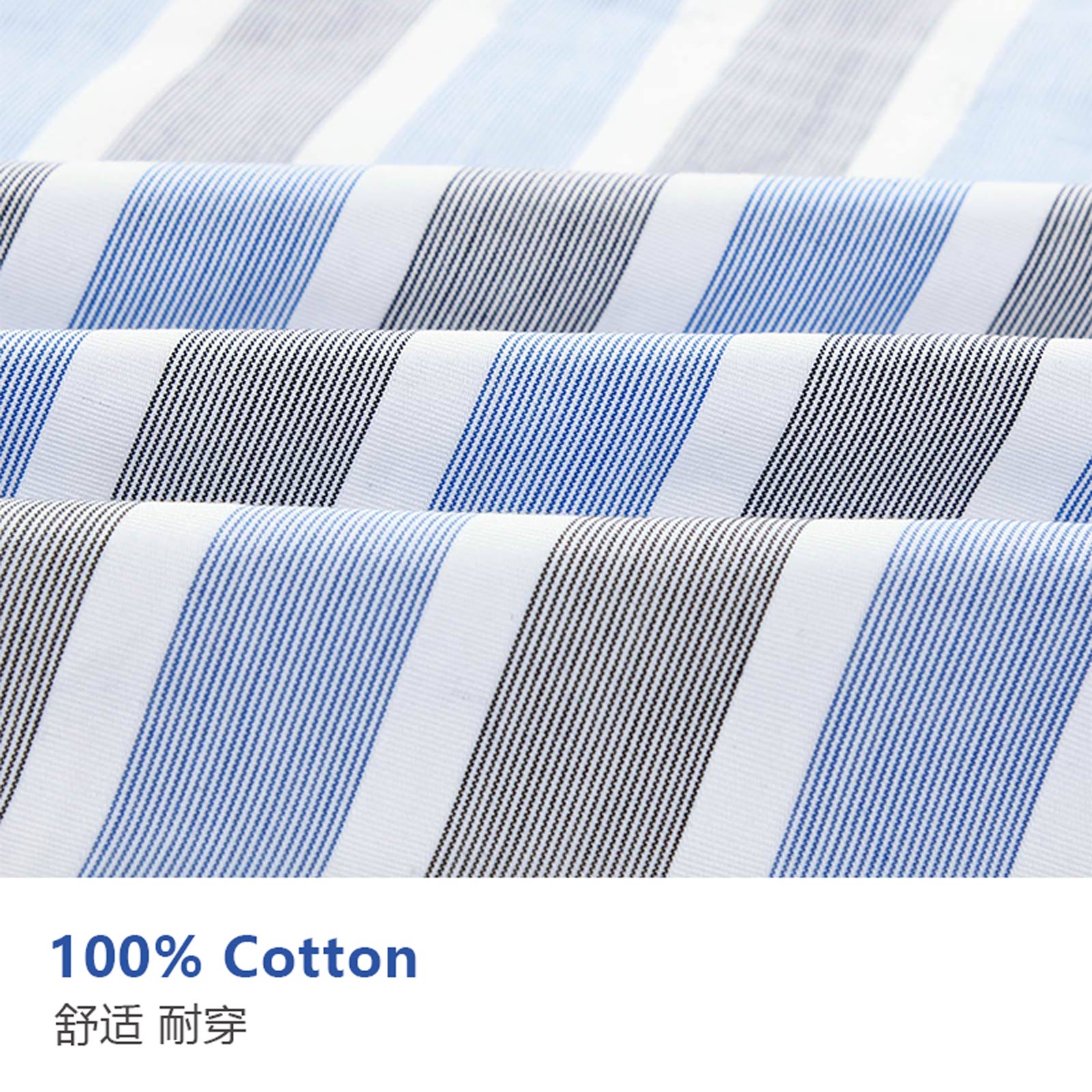 Men's 100% Cotton Striped Shir - огляд і ціна Men Formal Wear Brands