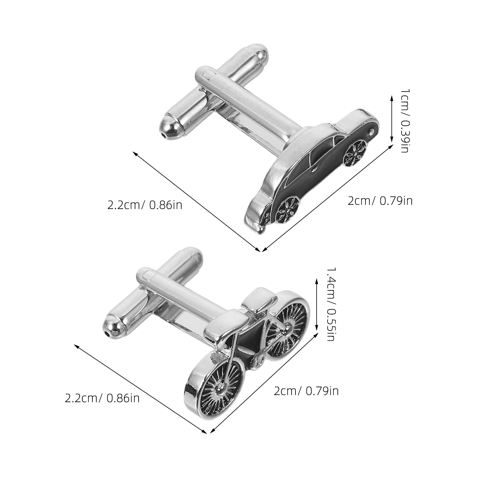 1Pair Vehicle Inspired Cufflin - огляд і ціна Unique Men'S Formal Wear