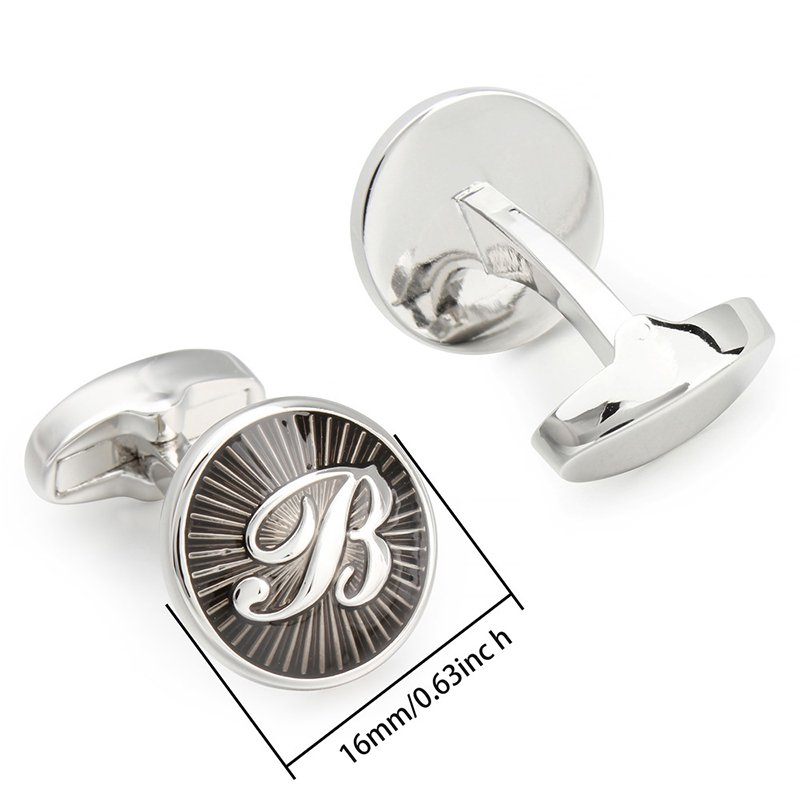 HAWSON (A-Z) Letter Cufflinks  - огляд і ціна Dress Shirt French Cuff