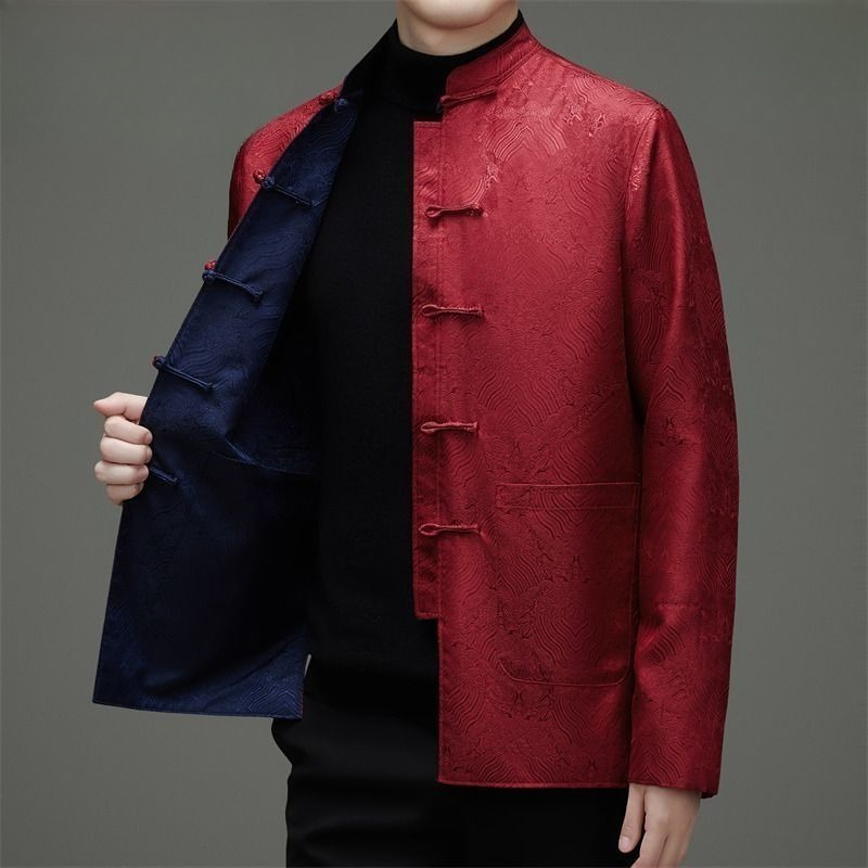 Tang-style Men Long-sleeved Do - огляд і ціна Men'S Style Formal Wear