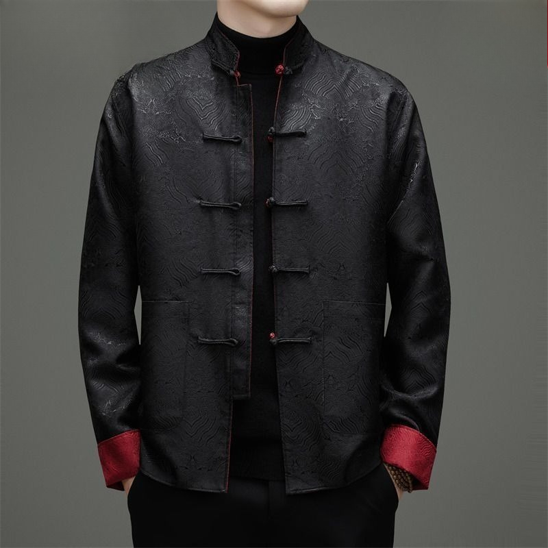 Tang-style Men Long-sleeved Do - огляд і ціна Men'S Style Formal Wear