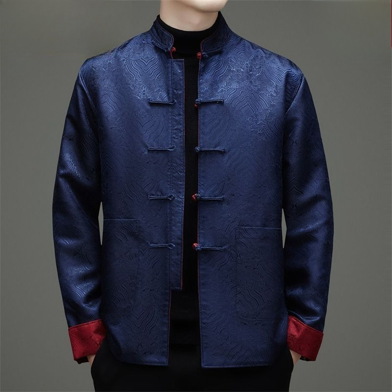 Tang-style Men Long-sleeved Do - огляд і ціна Men'S Style Formal Wear