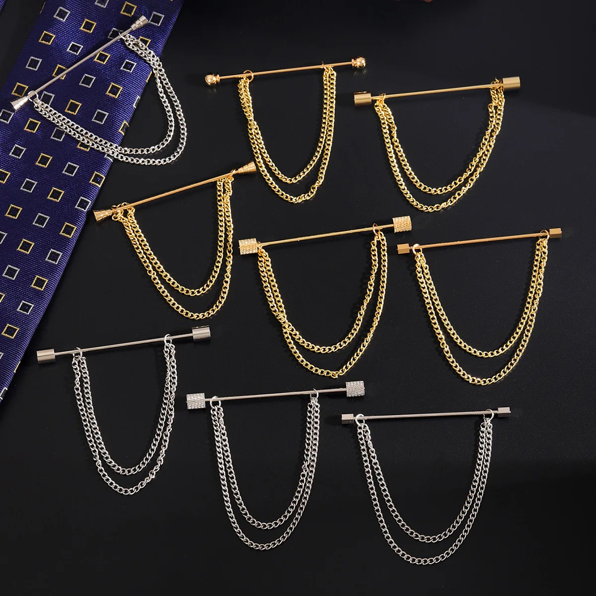 Collar Stays Pin Simple Men's  - огляд і ціна Collar Stay Metal