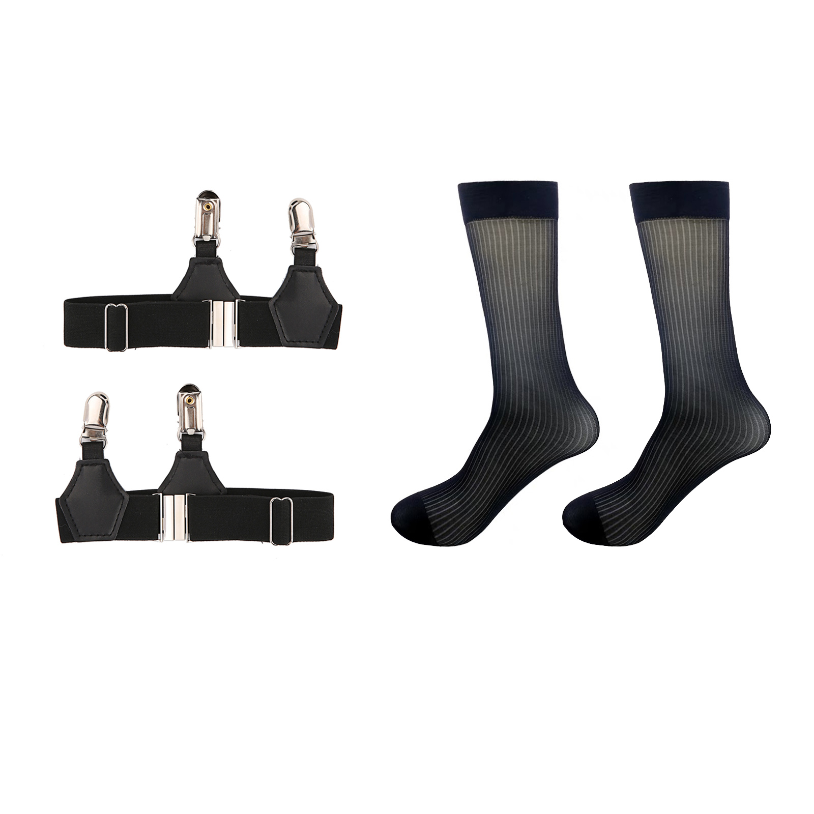 Men Formal Tube Sock Sexy Leg  - огляд і ціна Suspender Clip Formal