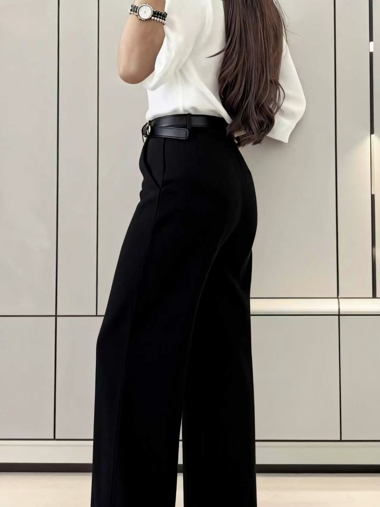 High Rise Front Dart Pleated P - огляд і ціна Dress Pant Flat Front