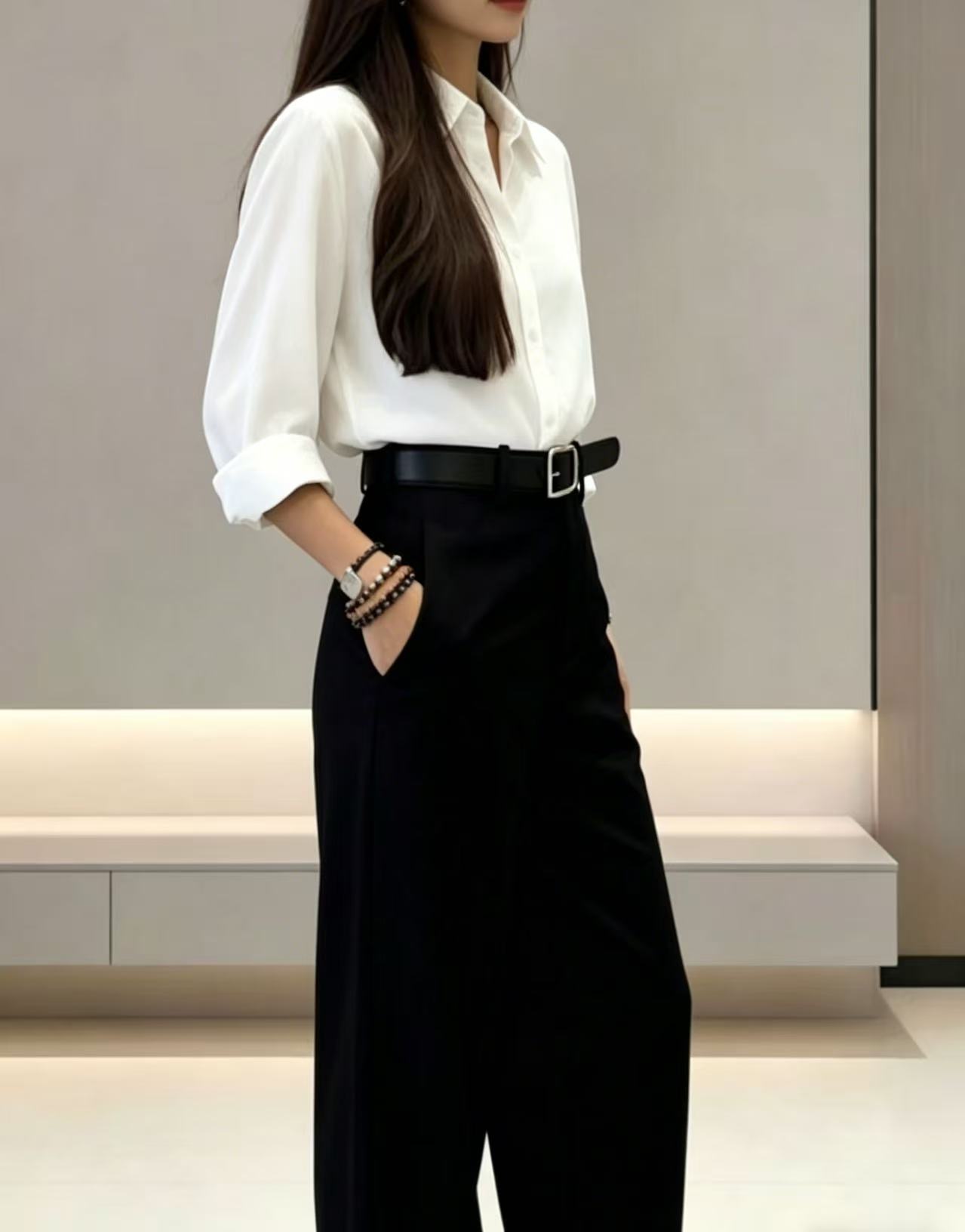 High Rise Front Dart Pleated P - огляд і ціна Dress Pant Flat Front