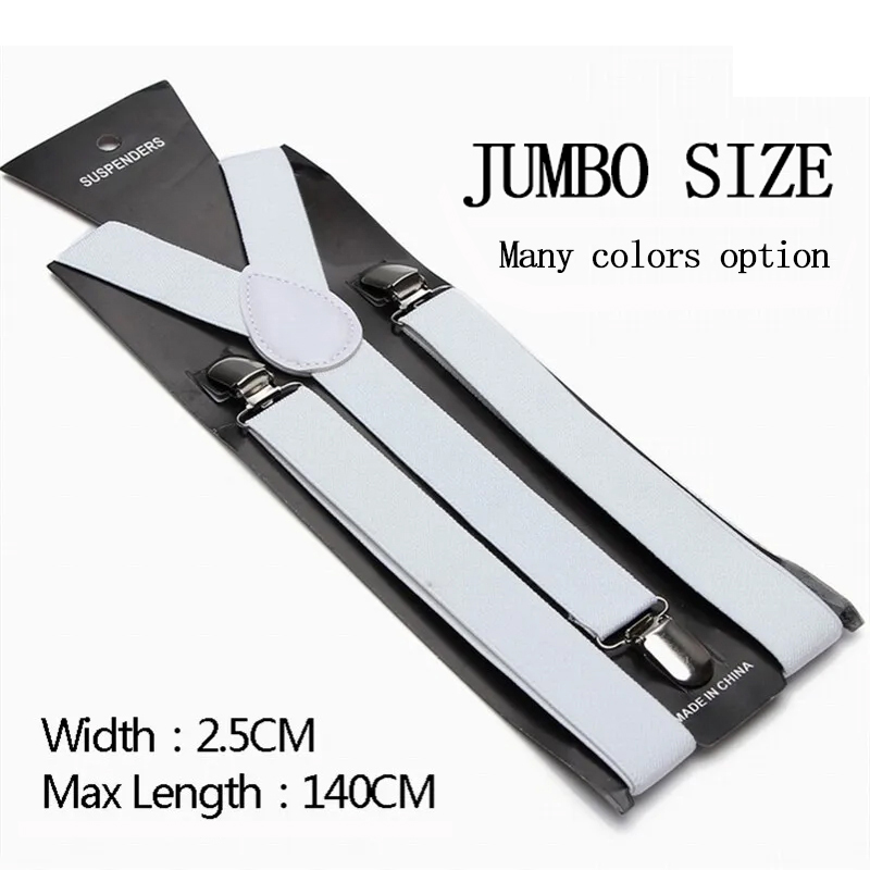 Unisex 2.5cm Suspenders 37 Col - огляд і ціна Suspender Clip Formal