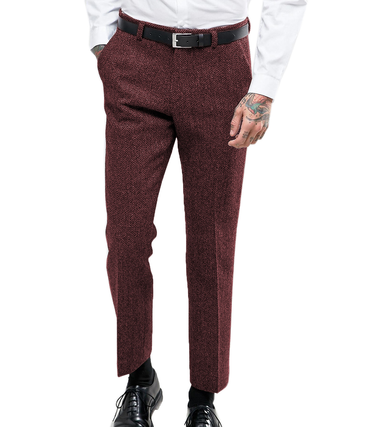 Men's Business Formal Suit Pan - огляд і ціна Dress Pant Flat Front