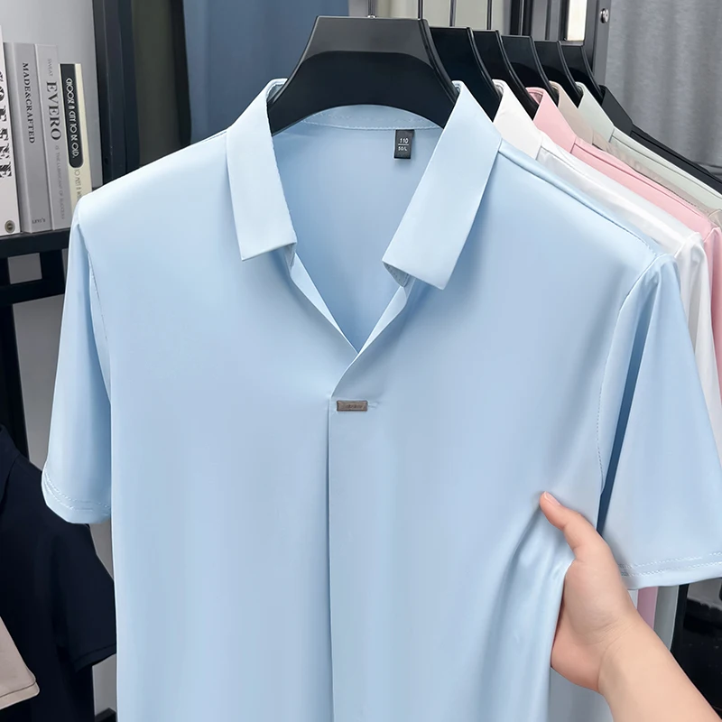 Office formal short sleeve shi - огляд і ціна Men'S Polo Formal Wear