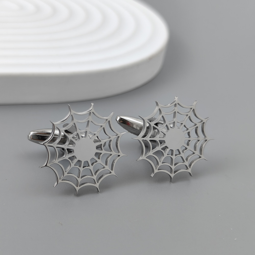 Silver spider web hollow gold- - огляд і ціна Dress Shirt French Cuff