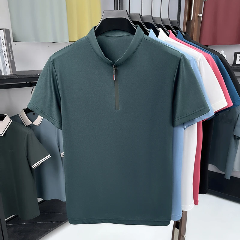 Mens Business Formal Half Zip  - огляд і ціна Men'S Polo Formal Wear