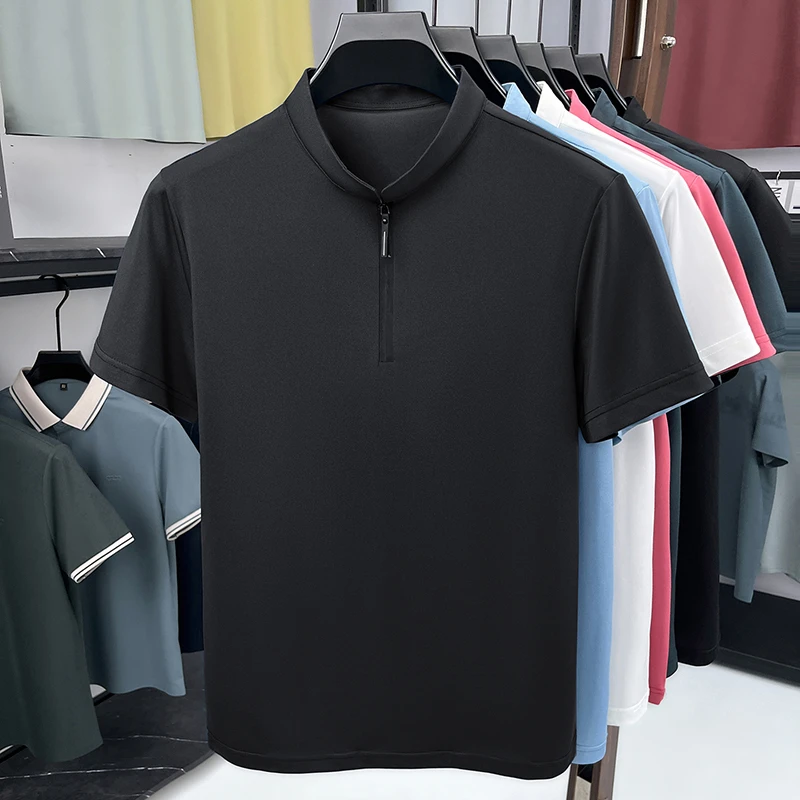 Mens Business Formal Half Zip  - огляд і ціна Men'S Polo Formal Wear