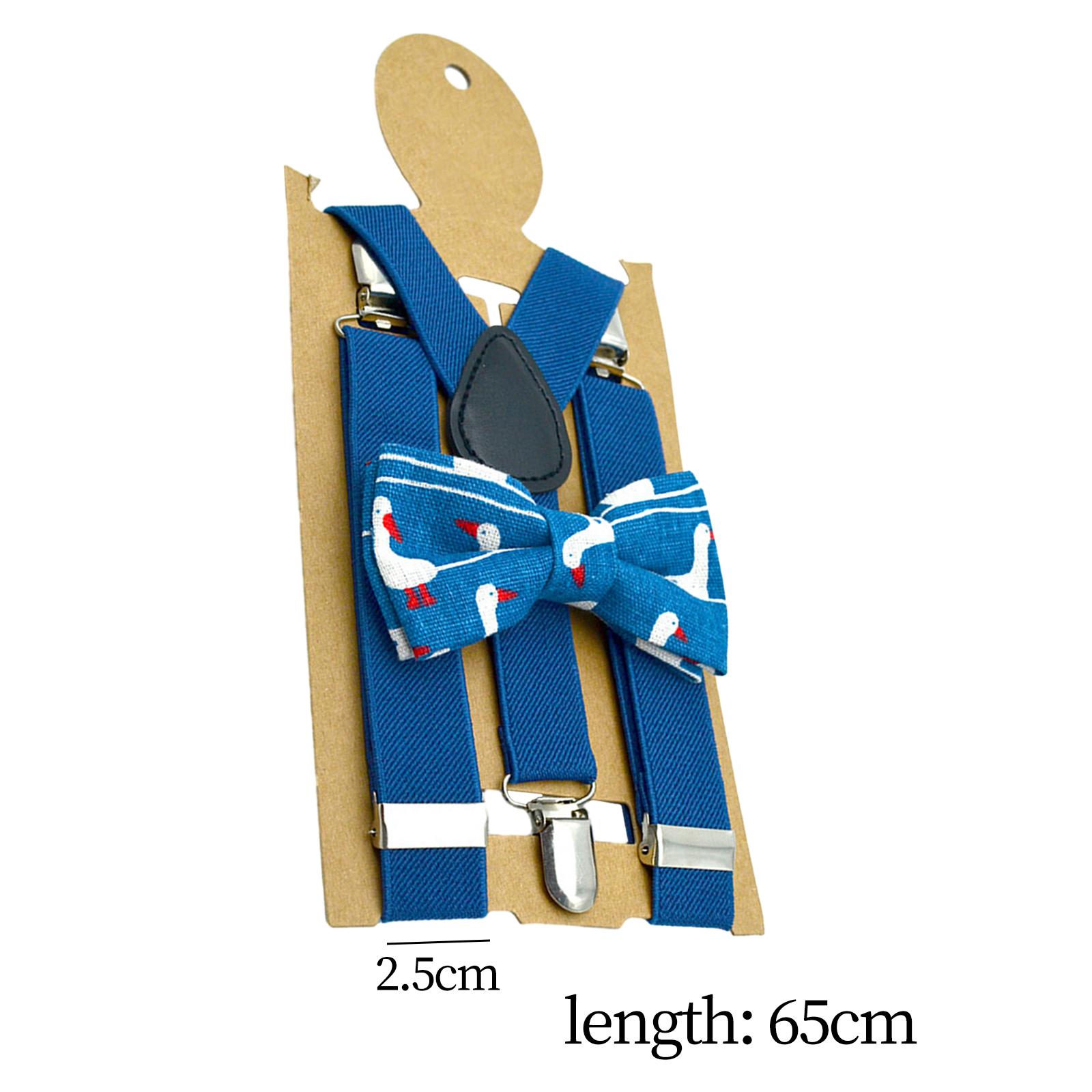 Kids Suspenders Bow Tie Set wi - огляд і ціна Suspender Clip Formal