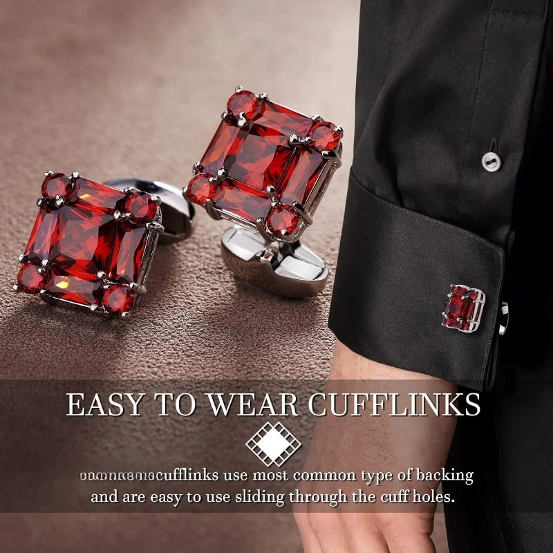 Retro Men's French Suit Cuffli - огляд і ціна Dress Shirt French Cuff